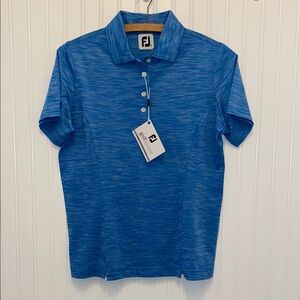 FootJoy ProDry Golf shirt, small, blue space dye